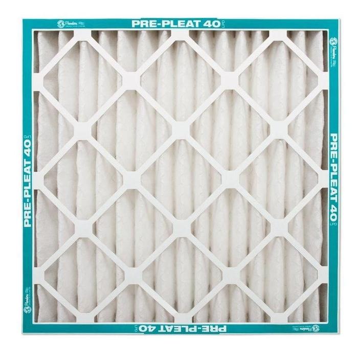 10X20X1 MERV 8 PLEATED FILTER PRESSURE DROP