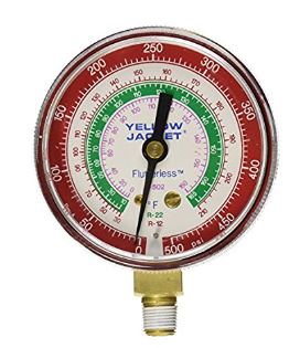 2 1/2&quot; RED PRESSURE &#39;F GAUGE  R12, R22, R502