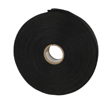 WOVEN POLY STRAP BLACK 1 3/4X100&#39; (LCW) (24)