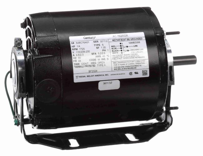 BELT DRIVE BLOWER MOTOR 1/4 HP 115/208-230V 1800 RPM