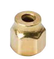 1/4&quot; FLARE SHORT FORGED NUT 5/8&quot; HEX